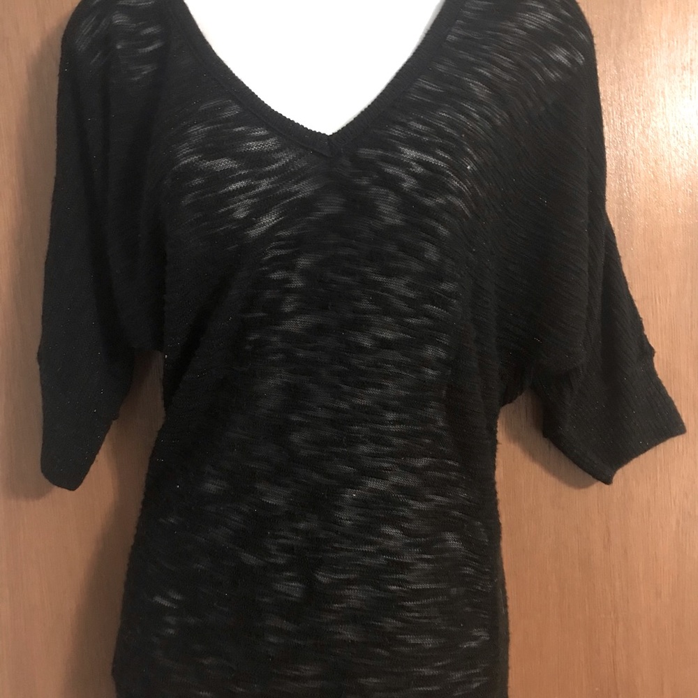 Black Knit Top